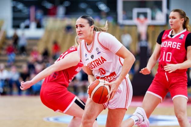 BASKETBALL - FIBA Quali, AUT vs NOR VIENNA,AUSTRIA,12.NOV.25 - BASKETBALL - FIBA Women s EURO Basket 2027, qualification, Austria vs Norway. Image shows Alexia Allesch (AUT).  GEPAxpictures xEdgarxEisner