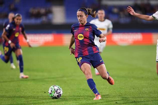 November 12, 2025, Sant Joan Despi, Barcelona, Spain: Aitana Bonmati Conca of FC Barcelona, Barca in action during the UEFA WomenÃ¢â‚¬â ¢s Champions League 2025 26 League Phase MD3, football match played between FC Barcelona and OH Leuven at Johan Cruyff Stadium on November 12, 2025 in Sant Joan Despi, Spain. Sant Joan Despi Spain - ZUMAa181 20251112_zaa_a181_201 Copyright: xJavierxBorregox