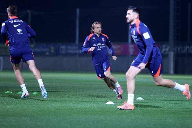 Croatia training session: FIFA World Cup, WM, Weltmeisterschaft, Fussball 2026 Qualifiers Luka Modric of Croatia during the training session at HNK Rijeka Stadium in Rijeka, Croatia, on November 12, 2025.  NelxPavletic PIXSELL