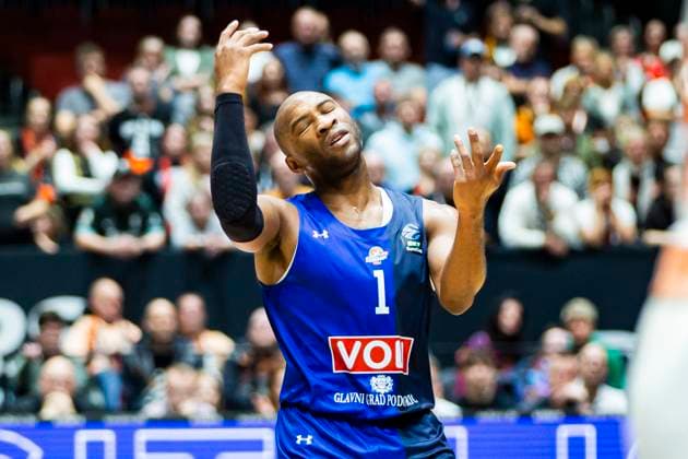 12.11.2025, xomx, Basketball EuroCup 2025, Niners Chemnitz - KK BuduÄ‡nost Podgorica v.l. RASHEED SULAIMON (KK BuduÄ‡nost Podgorica). Portrait, Portraet, Chemnitz