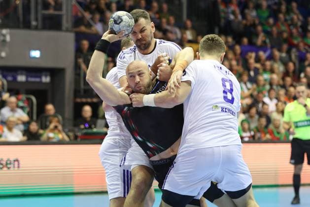 12.11.2025, xtgx, Handball, EHF Champions League, SC Magdeburg - HC Zagreb v.l. Magdeubrg
