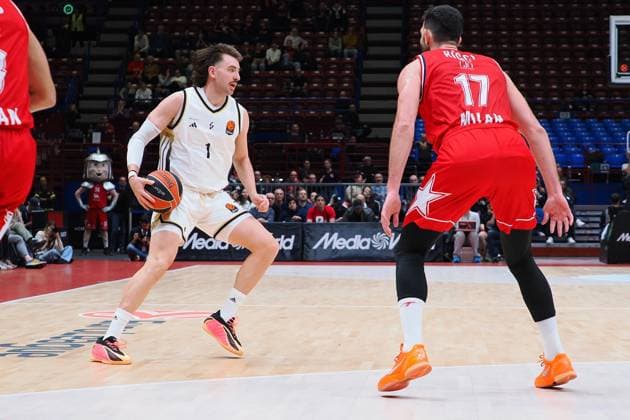 Zac Seljaas (ASVEL Lione-Villeurbanne) during Olimpia Milano vs ASVEL Lione-Villeurbanne, Basketball Euroleague match in Assago (MI), Italy, November 12 2025  Copyright: xSavinoxPaolella IPAxSportx xipa-agency.netx xx IPA_67878251 IPA_Agency_IPA67878251