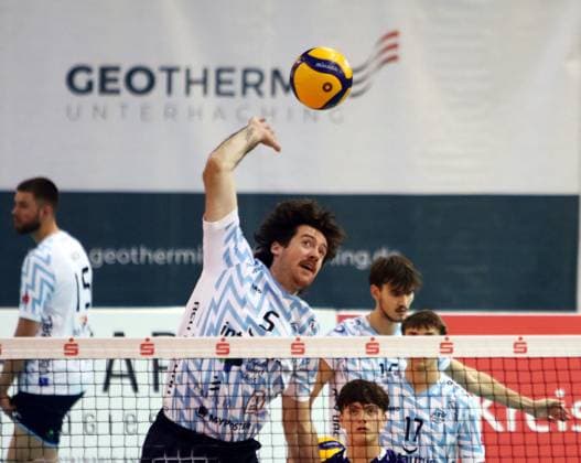 Alexander KING (Dachau), He Volleyball Bundesliga 2025 26 TSV Haching Muenchen vs ASV Dachau, Geothermie Arena, Unterhaching, 12.11.25 Copyright: WolfgangxFehrmann