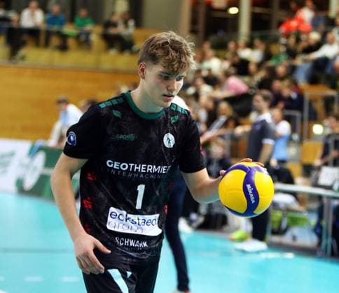 Oliver WACHTEL (Haching), He Volleyball Bundesliga 2025 26 TSV Haching Muenchen vs ASV Dachau, Geothermie Arena, Unterhaching, 12.11.25 Copyright: WolfgangxFehrmann