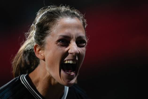 November 12, 2025, Alcala De Henares, Madrid, Spain: Emma Stolen Godo of Juventus celebrates a goal during the UEFA WomenÃ¢â‚¬â ¢s Champions League 2025 26 League Phase MD3, football match played between Atletico de Madrid and Juventus FC at Centro Deportivo Alcala de Henares on November 12, 2025, in Alcala de Henares, Madrid, Spain. Alcala De Henares Spain - ZUMAa181 20251112_zaa_a181_330 Copyright: xDennisxAgyemanx