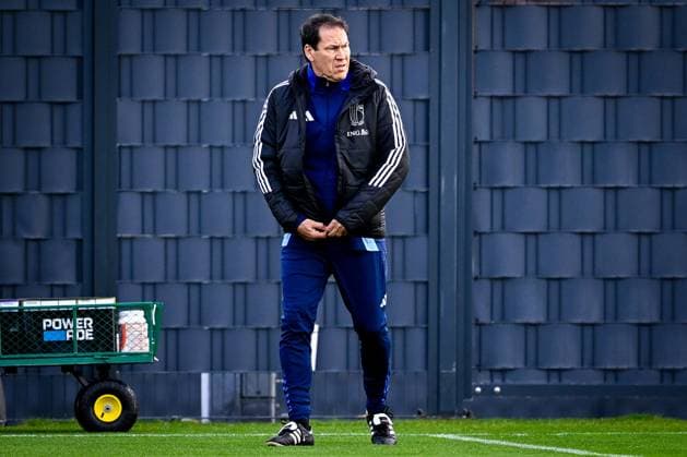 Kazakhstan v Belgium - FIFA World Cup, WM, Weltmeisterschaft, Fussball 2026 UEFA Qualifier - Media Activities 13 11 2025 TUBIZE, BELGIUM - NOVEMBER 13 : Garcia Rudi head coach of Belgium pictured during a training session of the Belgian National Football team prior to the FIFA World Cup 2026 European Qualifiers match between Kazakhstan and Belgium on November 13, 2025 in Tubize, Belgium, 13 11 2025  Copyright: xTomasxSiskx