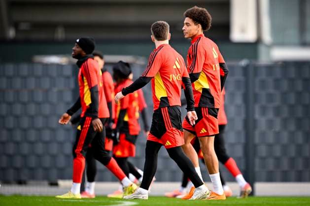 Kazakhstan v Belgium - FIFA World Cup, WM, Weltmeisterschaft, Fussball 2026 UEFA Qualifier - Media Activities 13 11 2025 TUBIZE, BELGIUM - NOVEMBER 13 : Witsel Axel midfielder of Belgium pictured during a training session of the Belgian National Football team prior to the FIFA World Cup 2026 European Qualifiers match between Kazakhstan and Belgium on November 13, 2025 in Tubize, Belgium, 13 11 2025  Copyright: xTomasxSiskx