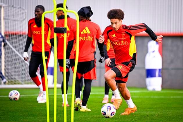 Kazakhstan v Belgium - FIFA World Cup, WM, Weltmeisterschaft, Fussball 2026 UEFA Qualifier - Media Activities 13 11 2025 TUBIZE, BELGIUM - NOVEMBER 13 : Witsel Axel midfielder of Belgium pictured during a training session of the Belgian National Football team prior to the FIFA World Cup 2026 European Qualifiers match between Kazakhstan and Belgium on November 13, 2025 in Tubize, Belgium, 13 11 2025  Copyright: xTomasxSiskx