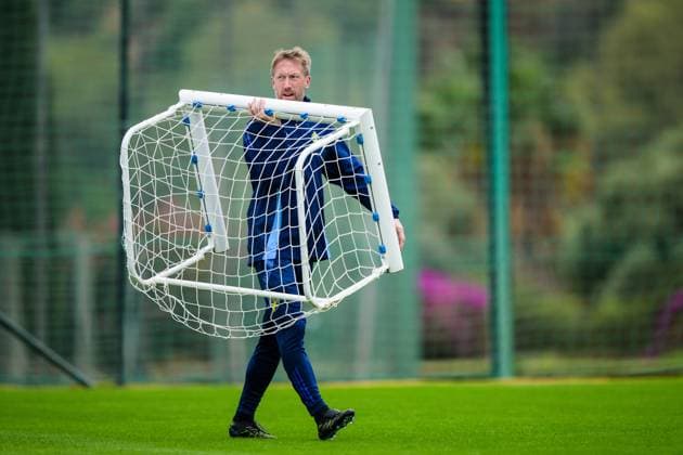 251113 Head coach Graham Potter of the Swedish national football team during a training session on November 13, 2025 in Marbella. Photo: Joel Marklund BILDBYRAN kod JM JM0748 bbeng fotboll football soccer fotball vm-kval FIFA World Cup, WM, Weltmeisterschaft, Fussball qualifier träning practice training sverige sweden sverige a Copyright: JOELxMARKLUND BB251113JM025