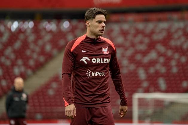 Nicola Zalewski seen during Training session during november 2025 international break of Polish national team, Nationalteam (Kazimierz Koper Ball Raw Images) Warsaw PGE Narodowy Poland Copyright: xKazimierzxKoperx KazimierzKoper_trening1211_2526-08