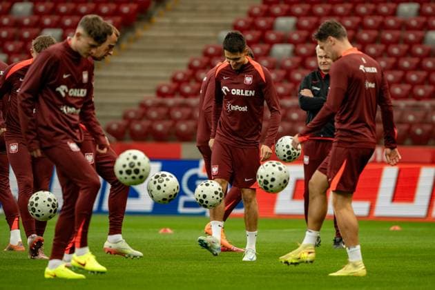Training session during november 2025 international break of Polish national team, Nationalteam (Kazimierz Koper Ball Raw Images) Warsaw PGE Narodowy Poland Copyright: xKazimierzxKoperx DSC02362