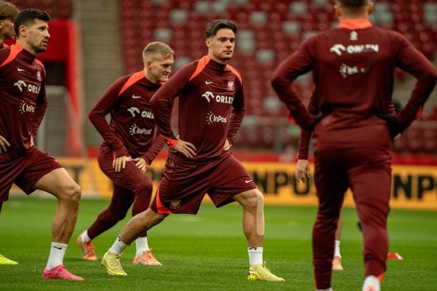 Nicola Zalewski seen during Training session during november 2025 international break of Polish national team, Nationalteam (Kazimierz Koper Ball Raw Images) Warsaw PGE Narodowy Poland Copyright: xKazimierzxKoperx DSC02256