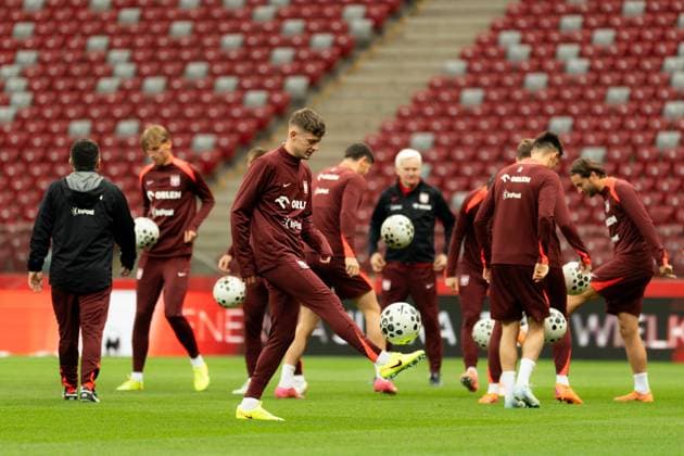 Training session during november 2025 international break of Polish national team, Nationalteam (LukaszGermaniuk Ball Raw Images) Warsaw PGE Narodowy Poland Copyright: xLukaszxGermaniukx 251113WSZ25