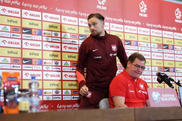 WARSZAWA 13.11.2025 KONFERENCJA PRASOWA REPREZENTACJI POLSKI --- POLISH FOOTBALL national team, Nationalteam press conference, PK, Pressekonferenz IN WARSAW MATTY CASH JAN URBAN FOT. PIOTR KUCZA FOTOPYK NEWSPIX.PL --- newspix.pl POLAND OUT! 