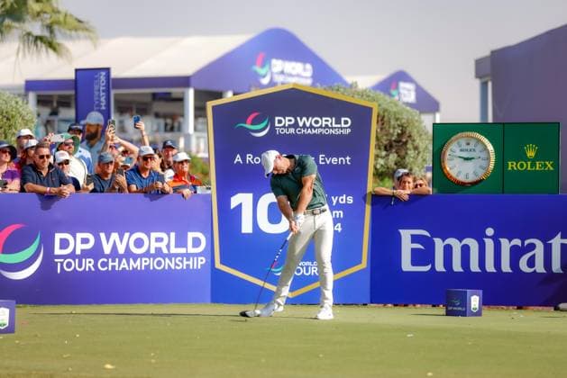 DUBAI, UNITED ARAB EMIRATES - 13.11.2025: Rory MCILROY (NIR) DP World Tour Championship Dubai at Jumeirah Golf Estates on November 13, 2025 in Dubai, United Arab Emirates.