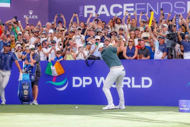DUBAI, UNITED ARAB EMIRATES - 13.11.2025: Rory MCILROY (NIR) DP World Tour Championship Dubai at Jumeirah Golf Estates on November 13, 2025 in Dubai, United Arab Emirates.