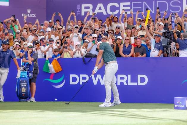 DUBAI, UNITED ARAB EMIRATES - 13.11.2025: Rory MCILROY (NIR) DP World Tour Championship Dubai at Jumeirah Golf Estates on November 13, 2025 in Dubai, United Arab Emirates.