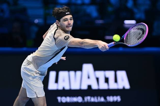 Taylor Fritz (USA) during the singles match between Taylor Fritz (USA) and Alex de Minaur (AUS) during day five of the Nitto ATP, Tennis Herren Finals 2025 at Inalpi Arena on November 13, 2025 in Turin, Italy  Copyright: xDomenicoxCippitelli IPAxSportx xipa-agency.netx xx IPA_67905885 IPA_Agency_IPA67905885