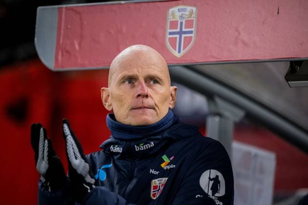 251113 Head coach Stale Solbakken of Norway ahead of the FIFA World Cup, WM, Weltmeisterschaft, Fussball Qualifier football match between Norway and Estonia on November 13, 2025 in Oslo. Photo: Marius Simensen BILDBYRAN COP 238 VG0831 bbeng fotball football soccer fotboll fifa world cup qualifiers european qualifiers 2026 uefa world cup qualifiers vm-kvalifisering vm kvalik vm kval norge norway estland estonia Copyright: MARIUSxSIMENSEN BB251113BB233
