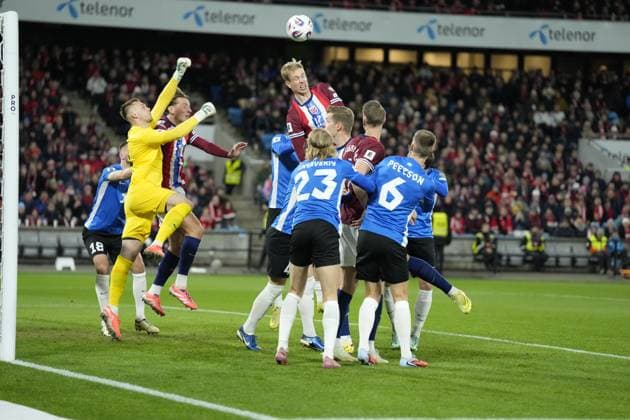 Football, World Cup qualification Norway Estonia Oslo 20251113 during the World Cup qualifying match in football between Norway and Estonia at Ullevaal Stadion Photo Fredrik Varfjell NTB Oslo Norway EDITORIAL USE ONLY RESTRICTED USE FOR BETTING COMPANIES  Copyright: xFredrikxVarfjellx xNTBx