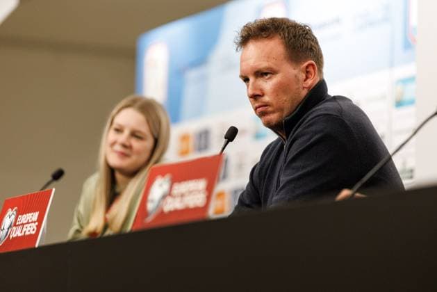 Julian Nagelsmann (Trainer Deutschland), Pressekonferenz, Luxemburg vs Deutschland, Fussball, WM Qualifikation Europa, 09. Spieltag, Saison 2025 2026, 13.11.2025 Luxemburg vs Deutschland, Fussball, WM Qualifikation Europa, 09. Spieltag, Saison 2025 2026, 13.11.2025 Copyright: xEibner-Pressefoto AlexanderxNeisx EP_ANS