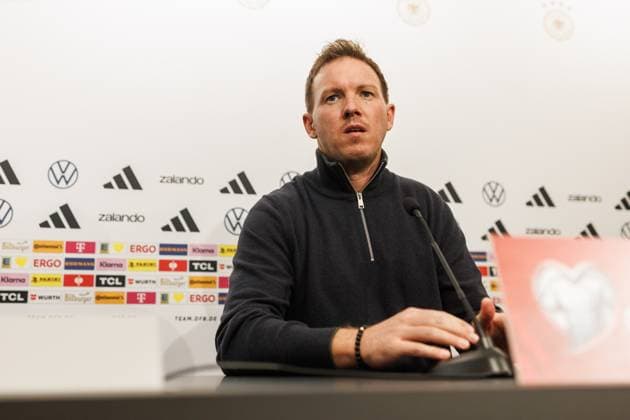 Julian Nagelsmann (Trainer Deutschland), Pressekonferenz, Luxemburg vs Deutschland, Fussball, WM Qualifikation Europa, 09. Spieltag, Saison 2025 2026, 13.11.2025 Luxemburg vs Deutschland, Fussball, WM Qualifikation Europa, 09. Spieltag, Saison 2025 2026, 13.11.2025 Copyright: xEibner-Pressefoto AlexanderxNeisx EP_ANS