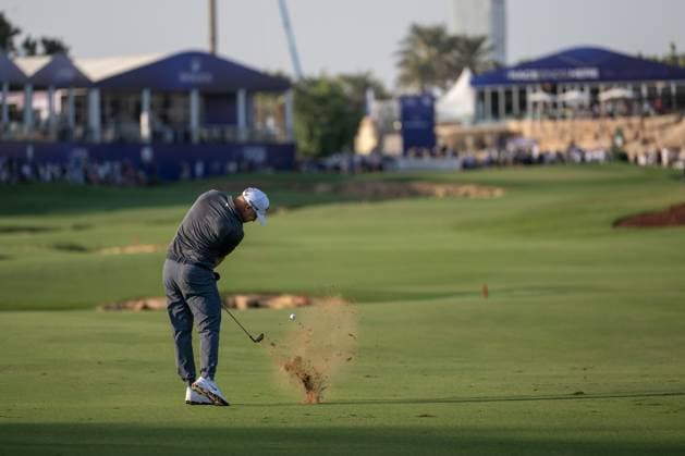Alex Noren (SWE) Round 1 of the DP World Tour Championship 2025, held at the Jumeirah Golf Estate, Earth Course, Dhabi, United Arab Emerites. 13-16 November 2025. Dubai United Arab Emerites DP World Tour, Dp World Tour Championship 2025, Golf x11290x