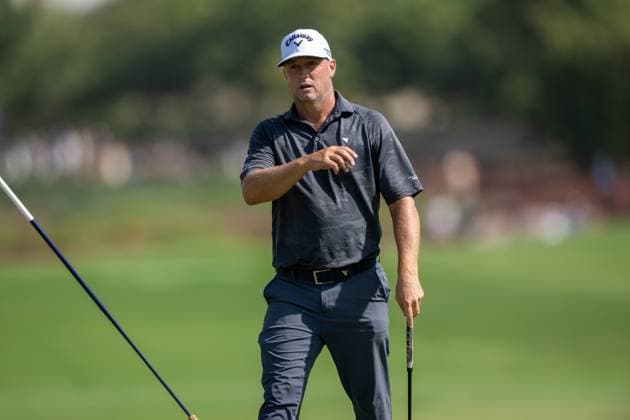 Alex Noren (SWE) Round 1 of the DP World Tour Championship 2025, held at the Jumeirah Golf Estate, Earth Course, Dhabi, United Arab Emerites. 13-16 November 2025. Dubai United Arab Emerites DP World Tour, Dp World Tour Championship 2025, Golf x11290x