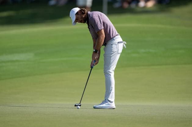 Tommy Fleetwood (ENG) Round 1 of the DP World Tour Championship 2025, held at the Jumeirah Golf Estate, Earth Course, Dhabi, United Arab Emerites. 13-16 November 2025. Dubai United Arab Emerites DP World Tour, Dp World Tour Championship 2025, Golf x11290x