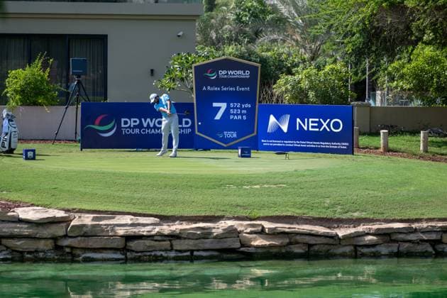 John Parry (ENG) Round 1 of the DP World Tour Championship 2025, held at the Jumeirah Golf Estate, Earth Course, Dhabi, United Arab Emerites. 13-16 November 2025. Dubai United Arab Emerites DP World Tour, Dp World Tour Championship 2025, Golf x11290x