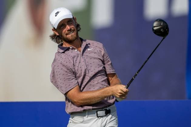 Tommy Fleetwood (ENG) Round 1 of the DP World Tour Championship 2025, held at the Jumeirah Golf Estate, Earth Course, Dhabi, United Arab Emerites. 13-16 November 2025. Dubai United Arab Emerites DP World Tour, Dp World Tour Championship 2025, Golf x11290x