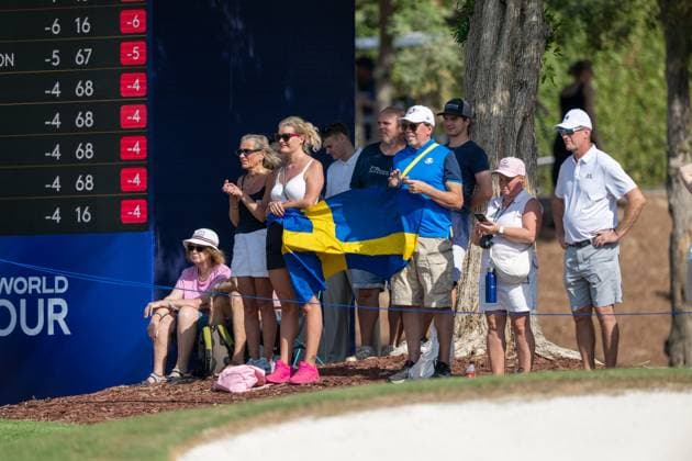 Alex Noren (SWE) Round 1 of the DP World Tour Championship 2025, held at the Jumeirah Golf Estate, Earth Course, Dhabi, United Arab Emerites. 13-16 November 2025. Dubai United Arab Emerites DP World Tour, Dp World Tour Championship 2025, Golf x11290x