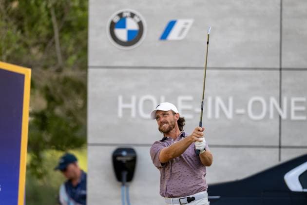 Tommy Fleetwood (ENG) Round 1 of the DP World Tour Championship 2025, held at the Jumeirah Golf Estate, Earth Course, Dhabi, United Arab Emerites. 13-16 November 2025. Dubai United Arab Emerites DP World Tour, Dp World Tour Championship 2025, Golf x11290x