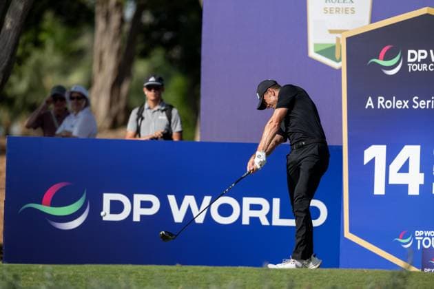 Laurie Canter (ENG) Round 1 of the DP World Tour Championship 2025, held at the Jumeirah Golf Estate, Earth Course, Dhabi, United Arab Emerites. 13-16 November 2025. Dubai United Arab Emerites DP World Tour, Dp World Tour Championship 2025, Golf x11290x