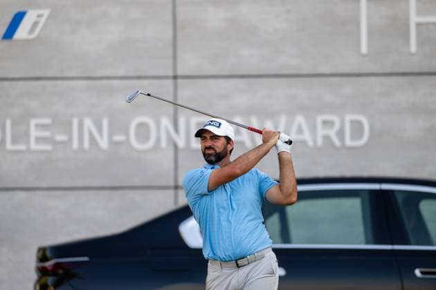 John Parry (ENG) Round 1 of the DP World Tour Championship 2025, held at the Jumeirah Golf Estate, Earth Course, Dhabi, United Arab Emerites. 13-16 November 2025. Dubai United Arab Emerites DP World Tour, Dp World Tour Championship 2025, Golf x11290x