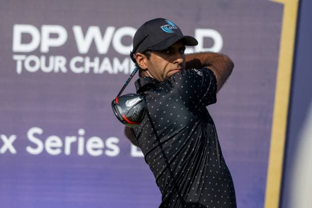 Aaron Rai (ENG) Round 1 of the DP World Tour Championship 2025, held at the Jumeirah Golf Estate, Earth Course, Dhabi, United Arab Emerites. 13-16 November 2025. Dubai United Arab Emerites DP World Tour, Dp World Tour Championship 2025, Golf x11290x