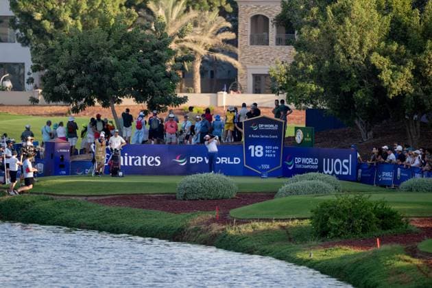 Tyrrell Hatton (ENG) Round 1 of the DP World Tour Championship 2025, held at the Jumeirah Golf Estate, Earth Course, Dhabi, United Arab Emerites. 13-16 November 2025. Dubai United Arab Emerites DP World Tour, Dp World Tour Championship 2025, Golf x11290x