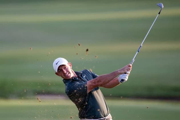 Rory Mcilroy (NIR) Round 1 of the DP World Tour Championship 2025, held at the Jumeirah Golf Estate, Earth Course, Dhabi, United Arab Emerites. 13-16 November 2025. Dubai United Arab Emerites DP World Tour, Dp World Tour Championship 2025, Golf x11290x