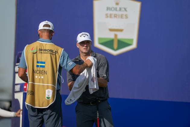 Alex Noren (SWE) Round 1 of the DP World Tour Championship 2025, held at the Jumeirah Golf Estate, Earth Course, Dhabi, United Arab Emerites. 13-16 November 2025. Dubai United Arab Emerites DP World Tour, Dp World Tour Championship 2025, Golf x11290x