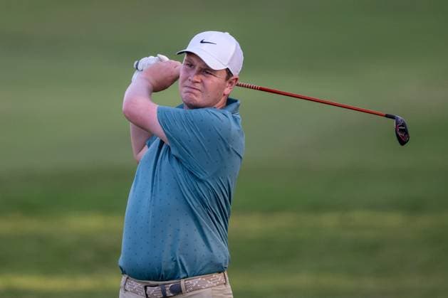 Robert MacIntyre (SCO) Round 1 of the DP World Tour Championship 2025, held at the Jumeirah Golf Estate, Earth Course, Dhabi, United Arab Emerites. 13-16 November 2025. Dubai United Arab Emerites DP World Tour, Dp World Tour Championship 2025, Golf x11290x