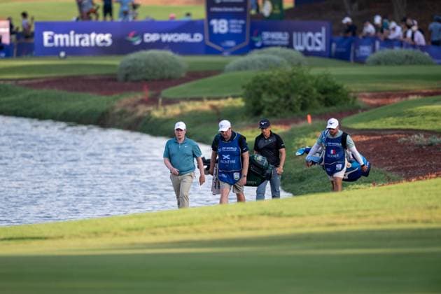 Robert MacIntyre (SCO) Round 1 of the DP World Tour Championship 2025, held at the Jumeirah Golf Estate, Earth Course, Dhabi, United Arab Emerites. 13-16 November 2025. Dubai United Arab Emerites DP World Tour, Dp World Tour Championship 2025, Golf x11290x
