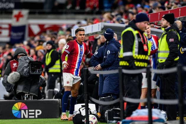 251113 Antonio Nusa of Norway during the FIFA World Cup, WM, Weltmeisterschaft, Fussball Qualifier football match between Norway and Estonia on November 13, 2025 in Oslo. Photo: Vegard Grott BILDBYRAN kod VG VG0831 bbeng fotball football soccer fotboll fifa world cup qualifiers european qualifiers 2026 uefa world cup qualifiers vm-kvalifisering vm kvalik vm kval norge norway estland estonia Copyright: VEGARDxGRoTT BB251113VG068