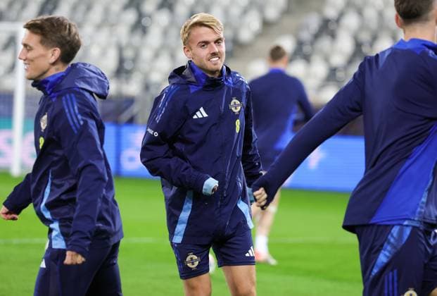 Northern Ireland Training Thursday, Kosicka Futbalova Arena, Kosice, Slovakia 13 11 2025 Ross McCausland Ross McCausland 7 11 2025  Copyright: x INPHO JonathanxPorterx 131125JP1NorthernIreland132
