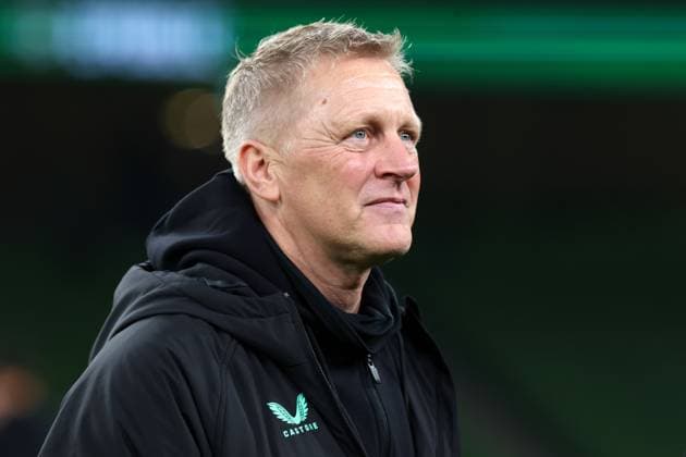 Republic of Ireland manager, Heimir Hallgrimsson looks on ahead of kick off Republic of Ireland v Portugal, FIFA 2026 World Cup Qualifying, Group F, Football, Aviva Stadium, Dublin, Ireland - 13 Nov 2025Dublin Aviva Stadium Ireland EDITORIAL USE ONLY No use with unauthorised audio, video, data, fixture lists, club league logos or live services. Online in-match use limited to 120 images, no video emulation. No use in betting, games or single club league player publications. Copyright: xLorrainexO Sullivan Shutterstockx 15759346e