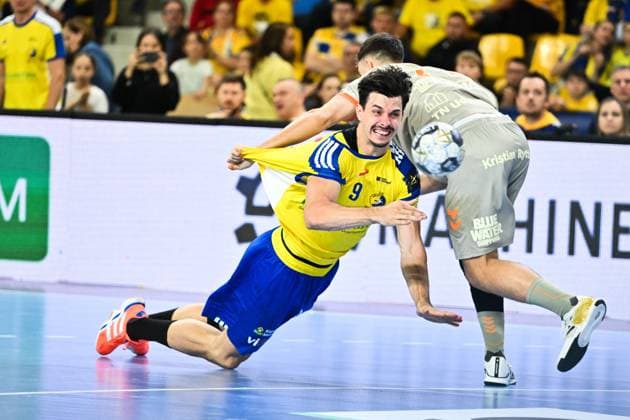 KIELCE 13.11.2025 MECZ 7. KOLEJKA LIGA MISTRZOW PILKA RECZNA MEZCZYZN SEZON 2025 2026 --- MENS HALDBALL EHF CHAMPIONS LEAGUE SEASON 2025 2026 MATCH: INDUSTRIA KIELCE - AALBORG HANDBOLD SZYMON SICKO FOT. MICHAL TRZPIS 400MM.PL NEWSPIX.PL --- newspix.pl 