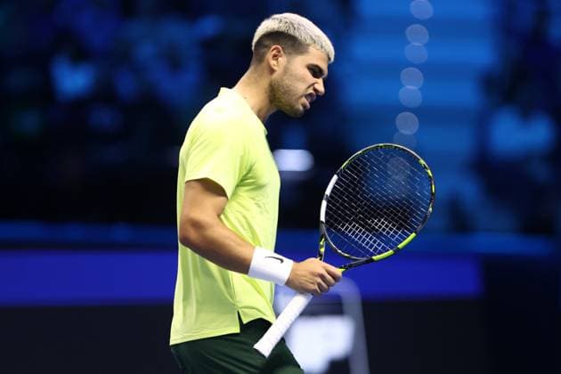Carlos Alcaraz (Spain) , day 5, Nitto ATP, Tennis Herren Finals 2025, INALPI Arena, November 13, 2025, Turin, Italy.