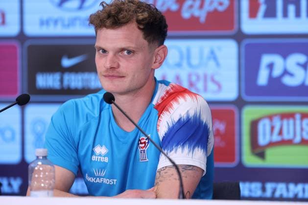 Faroe Islands press and training session: FIFA World Cup, WM, Weltmeisterschaft, Fussball 2026 Qualifiers Meinhard Olsen of Faroe Islands speaks with a media on a press conference, PK, Pressekonferenz ahead of the training session at HNK Rijeka Stadium in Rijeka, Croatia, on November 13, 2025. ahead of the European Qualifiers for the 2026 FIFA World Cup Matchday 9 match between Croatia and Faroe Islands.  NelxPavletic PIXSELL