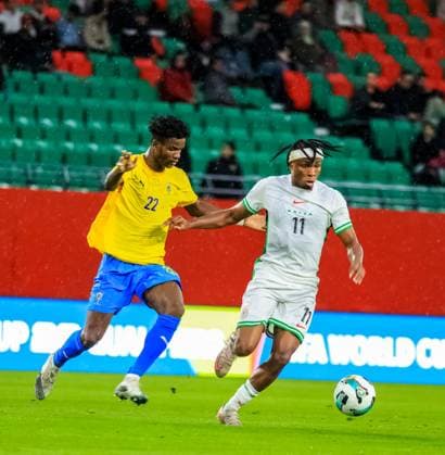 World Cup qualifying playoffs Nigeria vs Gabon Samuel Chukwueze during Nigeria vs Gabon Copyright: xSulaimanxPoojaxAdebayox