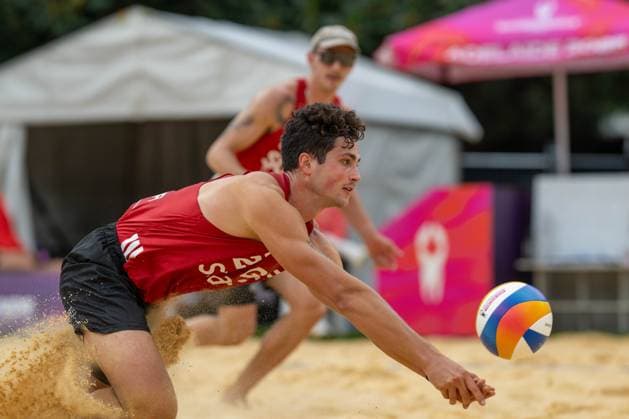 RECORD DATE NOT STATED Beach volleyball, Beachvolleyball World Championships Adelaide, Australia 14.11.2025 ADELAIDE, AUSTRALIA - NOVEMBER 14: Sven Winter (Player 2, GER) during the Beach Volleyball World Championships at Adelaide on November 14, 2025 in Adelaide, Australia. Copyright: xBEAUTIFULxSPORTS PeterxWeberx