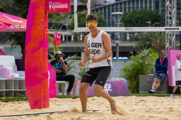 RECORD DATE NOT STATED Beach volleyball, Beachvolleyball World Championships Adelaide, Australia 14.11.2025 ADELAIDE, AUSTRALIA - NOVEMBER 14: Lui Wuest (Player 2, GER) during the Beach Volleyball World Championships at Adelaide on November 14, 2025 in Adelaide, Australia. Copyright: xBEAUTIFULxSPORTS PeterxWeberx